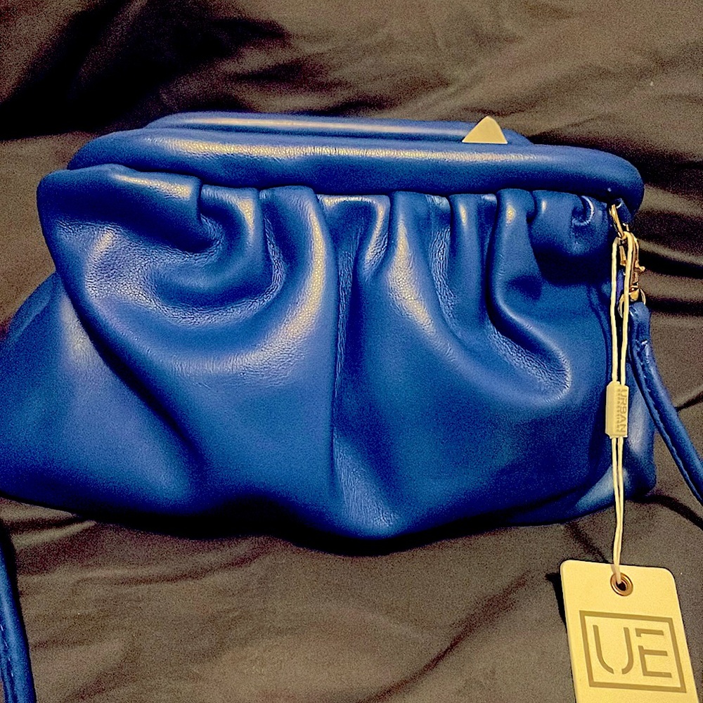 Urban Expressions blue clutch.